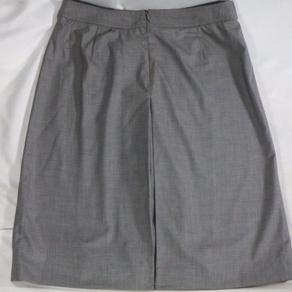 APOSTROPHE Stretch Womens Gray Pleated A-Line Skirt Sz 4 US Women - Picture 4 of 9